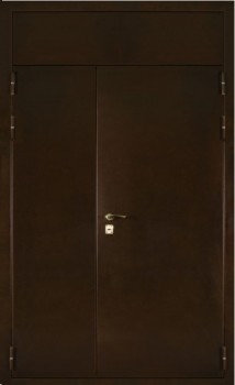 Металлическая тамбурная дверь на площадку ТМ-1065 порошковое напыление