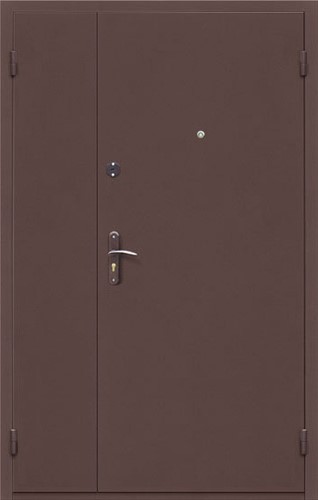 Железная тамбурная дверь ТМ-1071 порошковое напыление с 2х сторон, цена 17 000  руб.