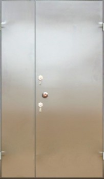 Стальная тамбурная дверь ТМ-1072 порошковое напыление, цена 17 000  руб.