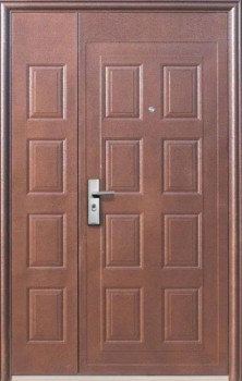 Тамбурная металлическая  дверь  с порошковым напылением ТМ-1075