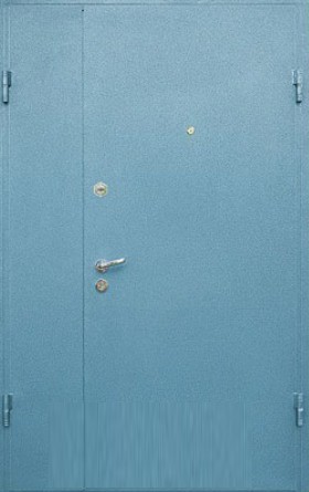 Металлическая тамбурная дверь на площадку ТМ-1076 отделка порошковым напылением, цена 18 000  руб.