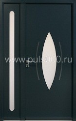 Двустворчатая металлическая дверь ДВ-7 с МДФ