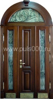 Двустворчатая арочная дверь с массивом АР-10-1, цена 56 000  руб.