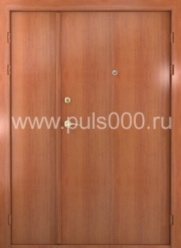 Двустворчатая металлическая дверь ТМ-20 с ламинатом