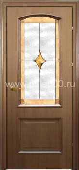 Металлическая дверь с витражом МДФ PLS-5, цена 45 900  руб.