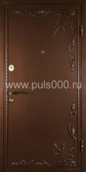 Дверь в квартиру металлическая FL-1008 порошковое напыление + ковка, цена 26 775  руб.