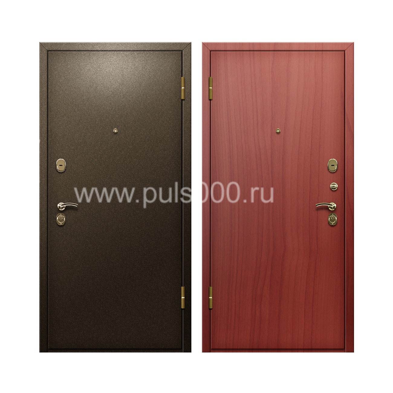 Входная дверь с порошковым напылением + ламинат PR-88, цена 20 000  руб.