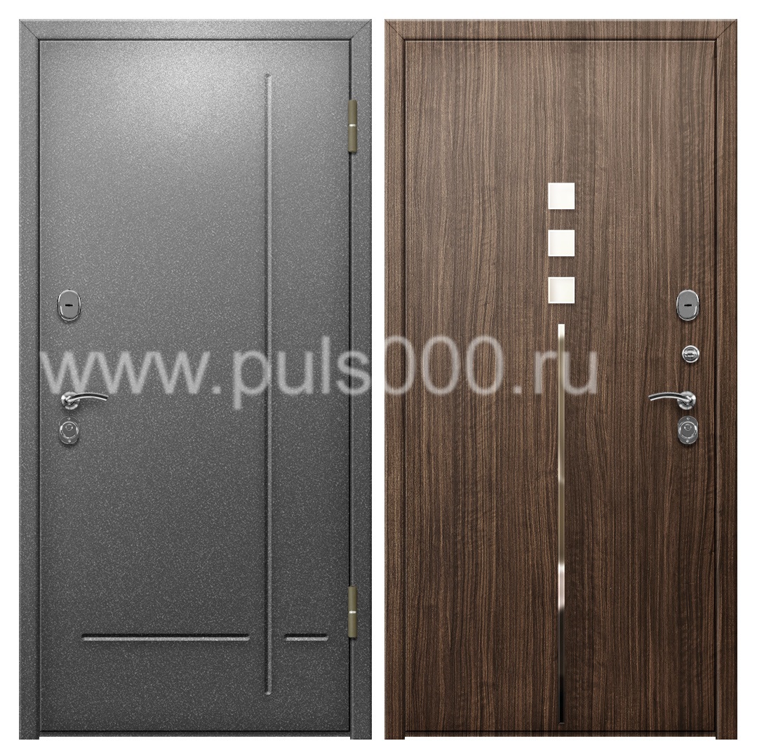 Уличная дверь с порошковым окрасом для загородного дома PR-1067, цена 25 100  руб.