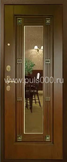 Стальная дверь с зеркалом ZER-1258 с массивом с двух сторон, цена 60 476 руб. Стальная дверь с зеркалом ZER-1258 с массивом с двух сторон, цена 60 476 руб.