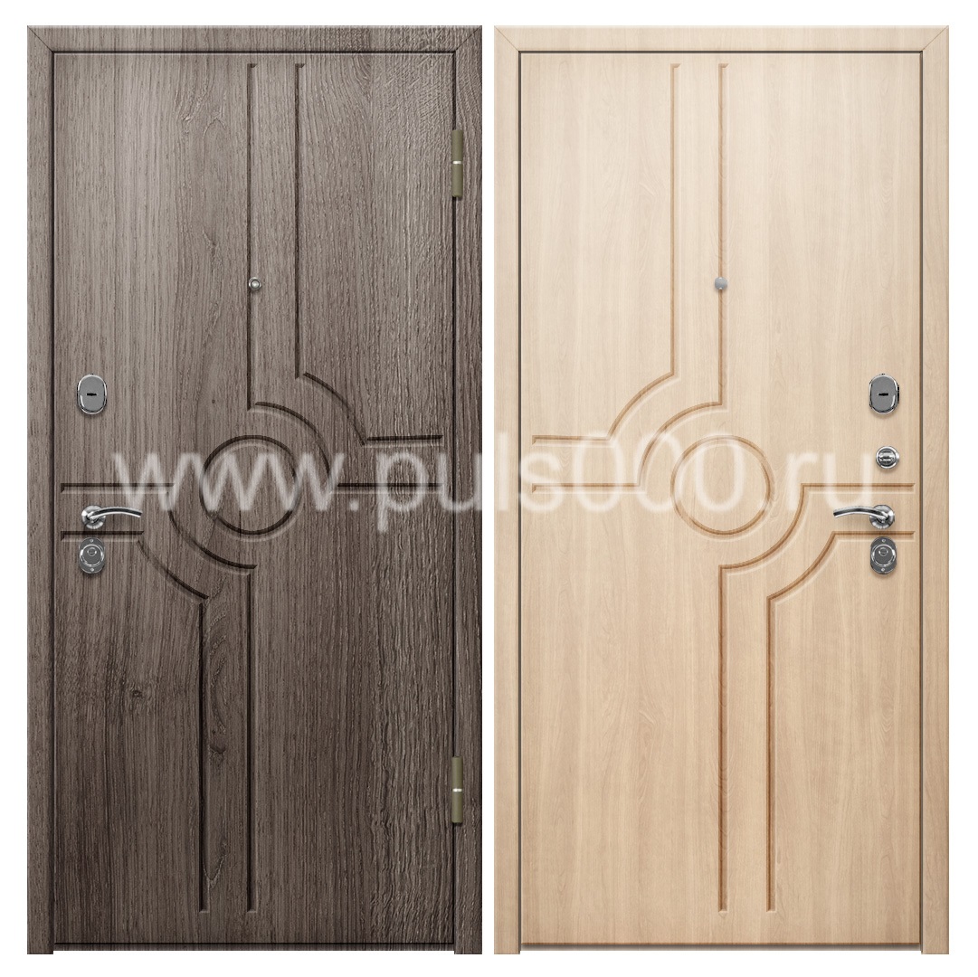 Железная наружная дверь с для загородного дома MDF-285, цена 25 360  руб.