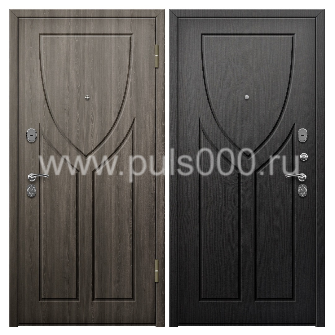 Уличная коттеджная дверь с и шпонированным МДФ MDF-233, цена 20 000  руб.