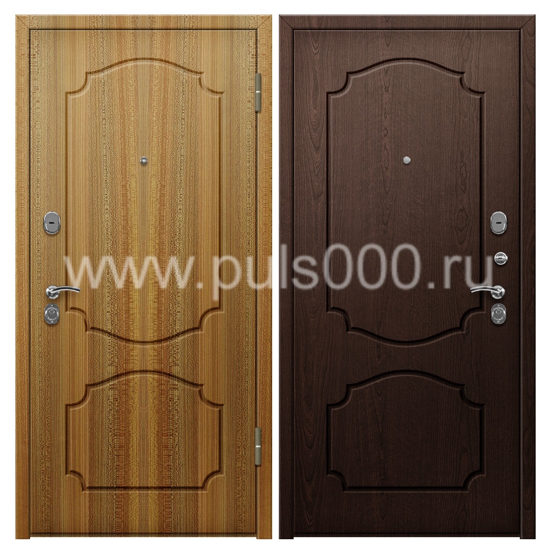 Темная входная дверь с шумоизоляцией в квартиру MDF-214, цена 27 000  руб.