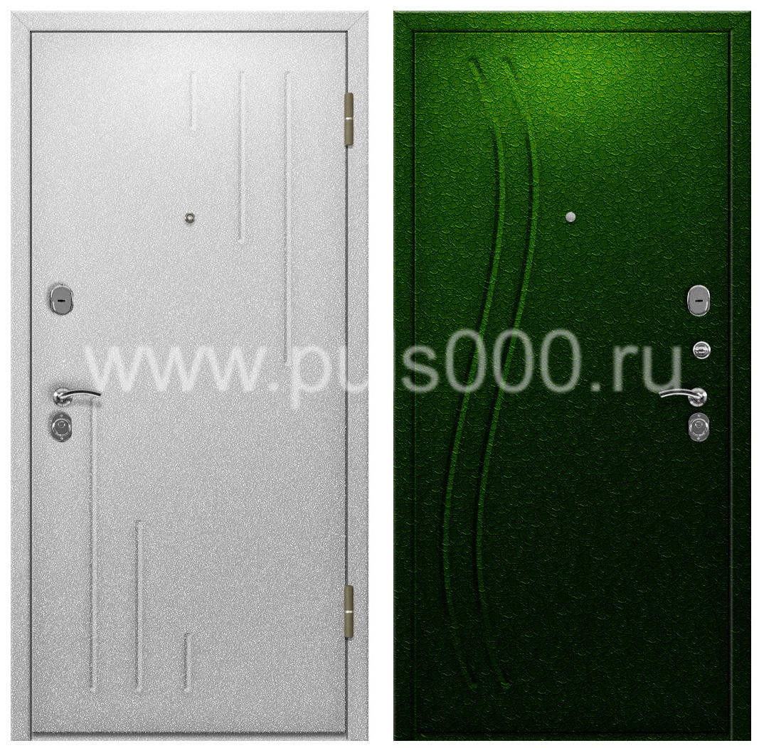 Металлическая дверь с отделкой порошком в офис PR-1167, цена 27 000 руб. Металлическая дверь с отделкой порошком в офис PR-1167, цена 27 000 руб.