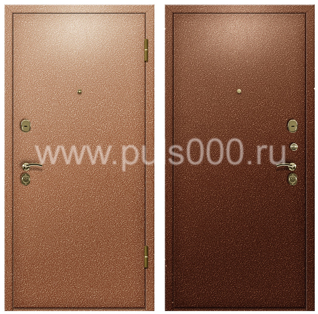 Утепленная дверь с отделкой порошковым напылением PR-1144, цена 12 000  руб.