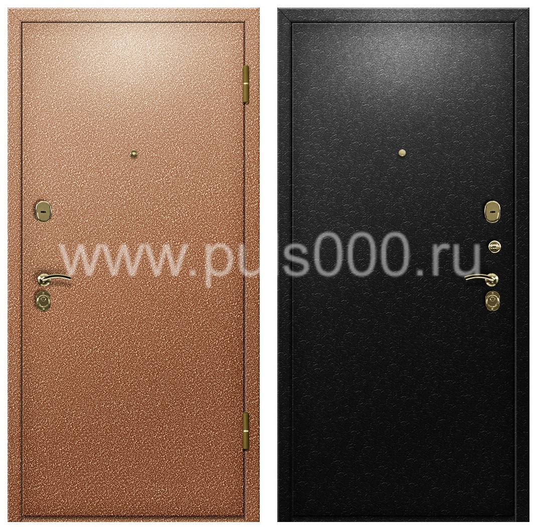 Входная дверь с отделкой порошком в офис PR-1140, цена 37 500  руб.