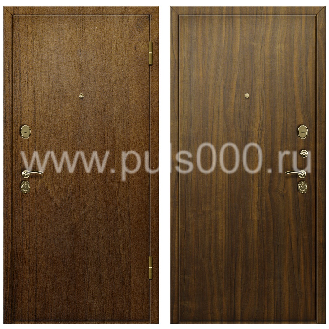 Входная дверь с отделкой ламинатом с обеих сторон LM-21, цена 12 000  руб.