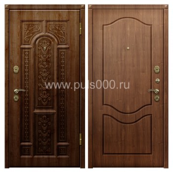 Темная входная дверь с утеплителем в квартиру VIN-44, цена 12 750  руб.