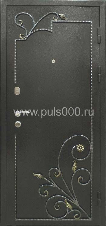 Элитная металлическая дверь с ковкой + МДФ EL-1723, цена 47 250 руб. Элитная металлическая дверь с ковкой + МДФ EL-1723, цена 47 250 руб.