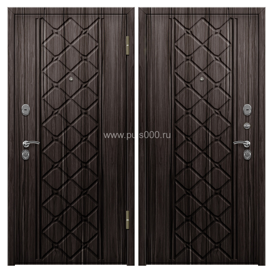 Входная дверь в квартиру металлическая МДФ венге MDF-301, цена 36 450 руб. Входная дверь в квартиру металлическая МДФ венге MDF-301, цена 36 450 руб.