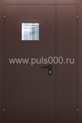 Тамбурная стальная противопожарная дверь со стеклом ТПД-10, цена 31 725 руб. Тамбурная стальная противопожарная дверь со стеклом ТПД-10, цена 31 725 руб.