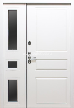 Дверь двухстворчатая белая с терморазрывом TER 130, цена 78 000  руб.