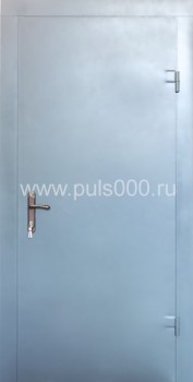 Железная противопожарная дверь ПР-1176 окрашена нитроэмалью