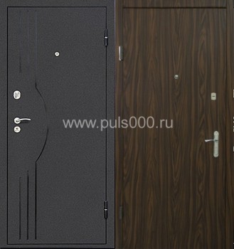 Металлическая утепленная дверь с порошковым напылением и ламинатом INS-1136