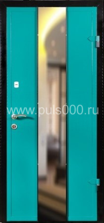 Металлическая дверь с зеркалом ZER-1229 порошковое напыление + ламинат, цена 37 500 руб. Металлическая дверь с зеркалом ZER-1229 порошковое напыление + ламинат, цена 37 500 руб.