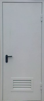 Металлическая дверь с вентиляционной решеткой VR-1548, цена 18 100 руб.