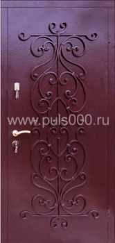 Входные металлические двери с ковкой и порошковым напылением KV-478, цена 28 938  руб.