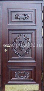 Металлическая дверь из массива дерева MS-3 + массив, цена 112 500 руб. Металлическая дверь из массива дерева MS-3 + массив, цена 112 500 руб.
