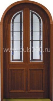 Арочная входная дверь c массивом двупольная АР-23, цена 75 000  руб.