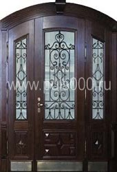 Металлическая арочная дверь c массивом АР-27, цена 165 000  руб.