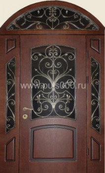 Металлическая двухстворчатая дверь c МДФ АР-17-1, цена 64 500  руб.